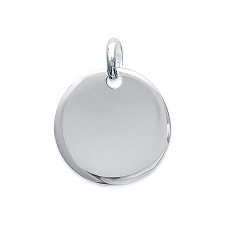 Pendentif Rond Argent925 Rhodié