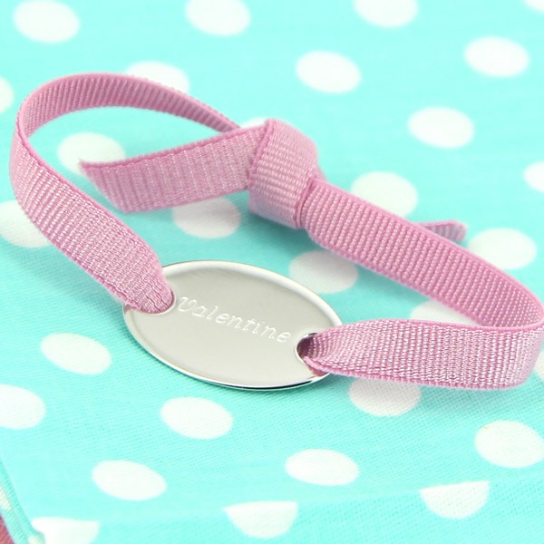 Bracelet personnalisé enfant avec cordon élastique - facile à enfiler!!