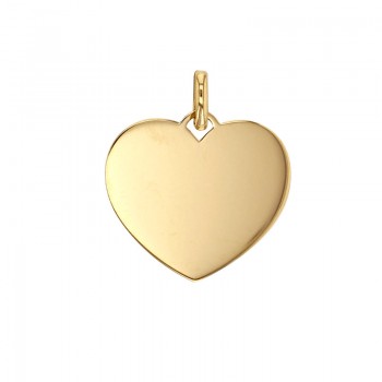 Pendentif Coeur gravé je t'aime