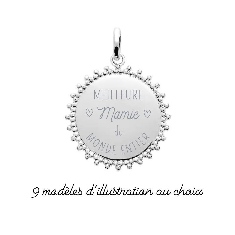 Médaille Personnalisée fête des grands mères