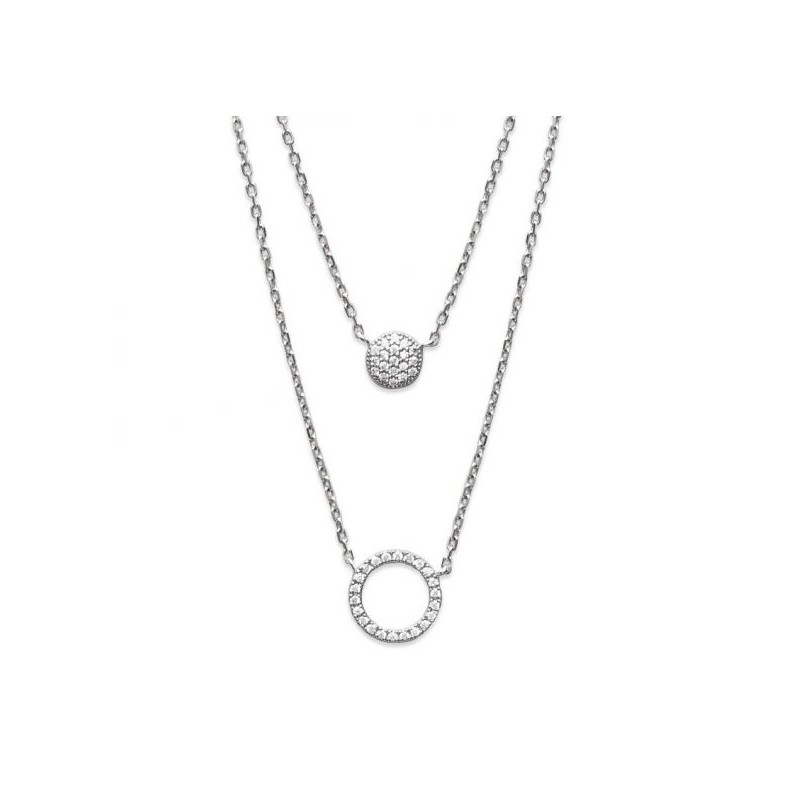 Collier Personnalisé Femme Double Argent 925