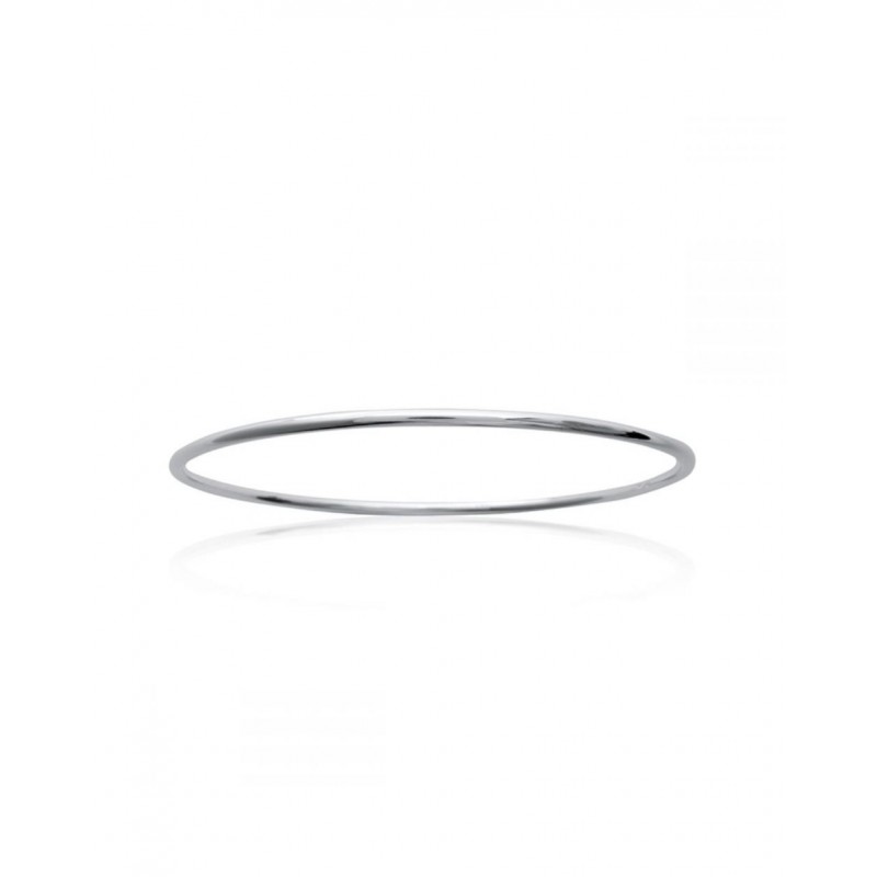 Jonc rond fin argent 925