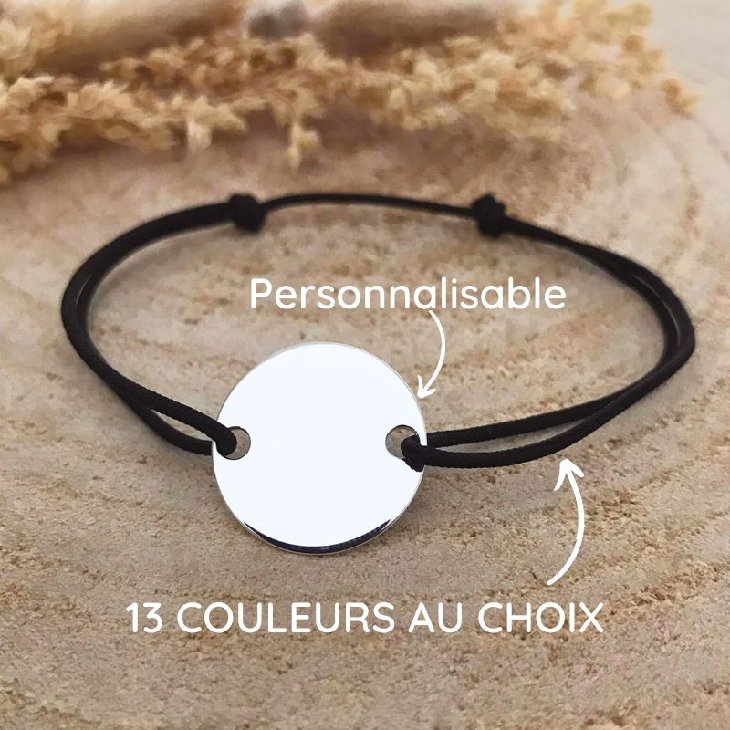 Bracelet cordon personnalisé homme