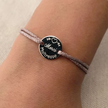 Bracelet Argent Merci maîtresse