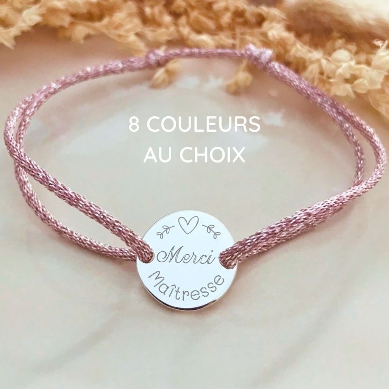 Bracelet Merci maîtresse argent