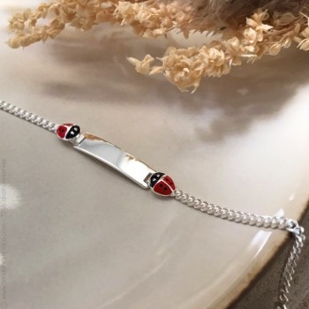 Gourmette Coccinelle Argent 925 Fille